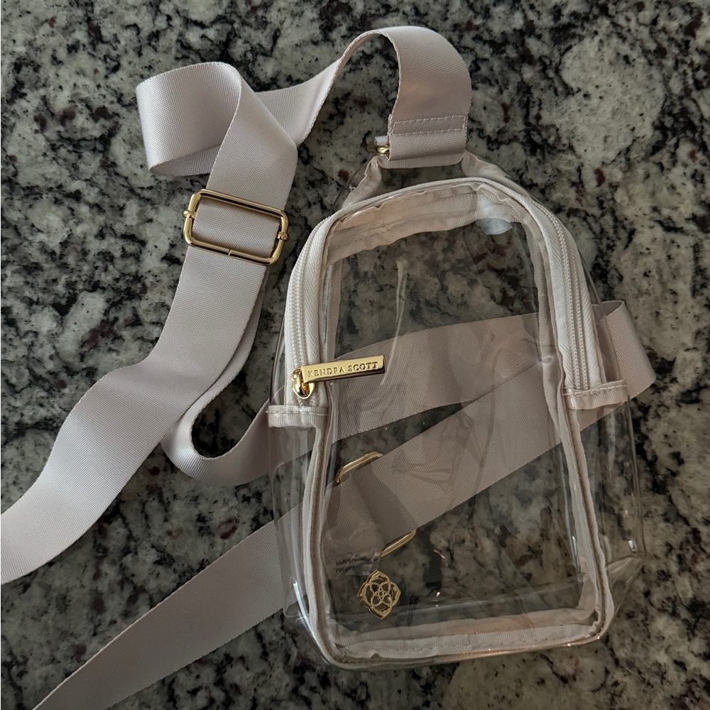 Kendra Scott Clear Crossbody Stadium Bag